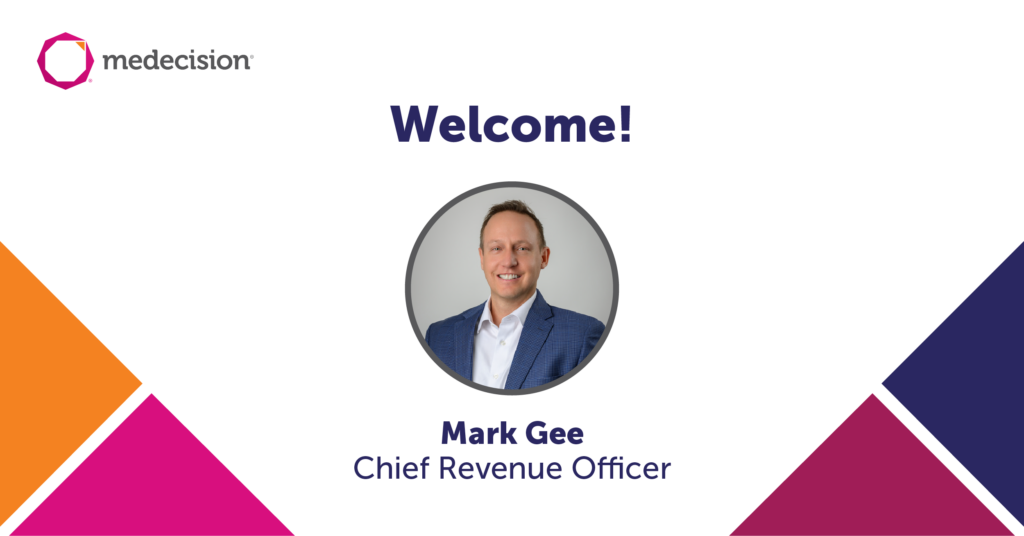 Welcome Mark Gee, Chief Revenue Officer