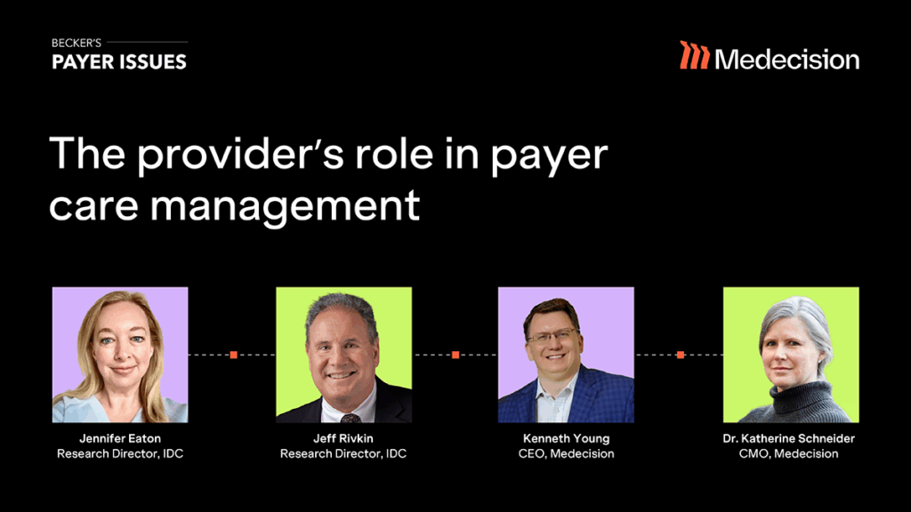 The provider's role in payer care management
