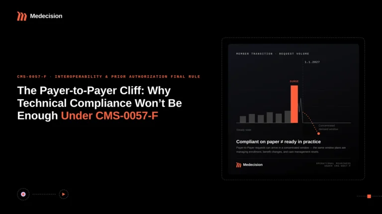 The Payer-to-Payer Cliff: Why Technical Compliance Won’t Be Enough Under CMS-0057-F